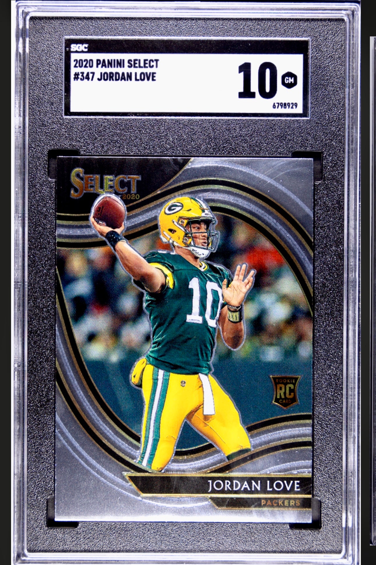 2020 PANINI SELECT #347 JORDAN LOVE SGC 10