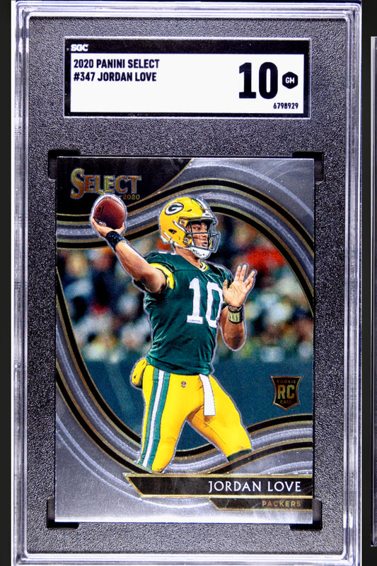 2020 PANINI SELECT #347 JORDAN LOVE SGC 10