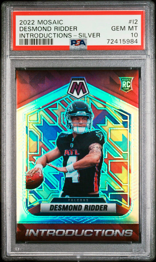 2022 MOSAIC DESMOND RIDDER INTRODUCTIONS - SILVER PSA 10