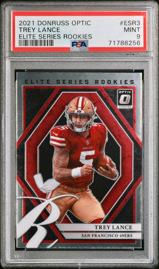 2021 DONRUSS OPTIC TREY LANCE ELITE SERIES ROOKIES PSA 9
