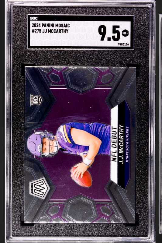 2024 PANINI MOSAIC #275 JJ MCCARTHY SGC 9.5