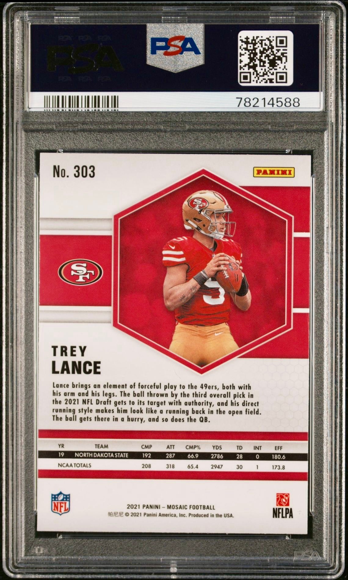2021 MOSAIC TREY LANCE PSA 9