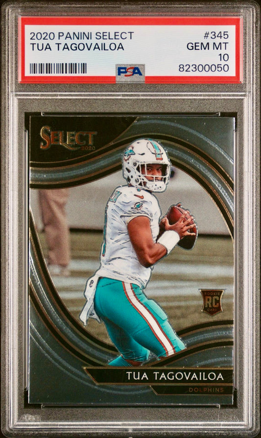 2020 PANINI SELECT TUA TAGOVAILOA PSA 10