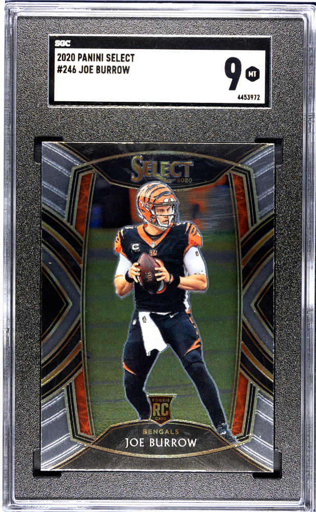 2020 PANINI SELECT #246 JOE BURROW SGC 9