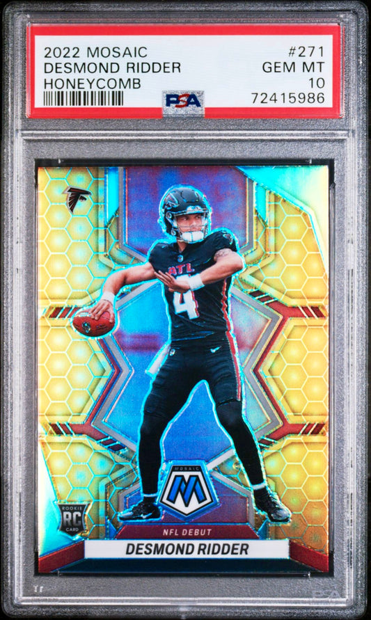 2022 MOSAIC DESMOND RIDDER HONEYCOMB PSA 10