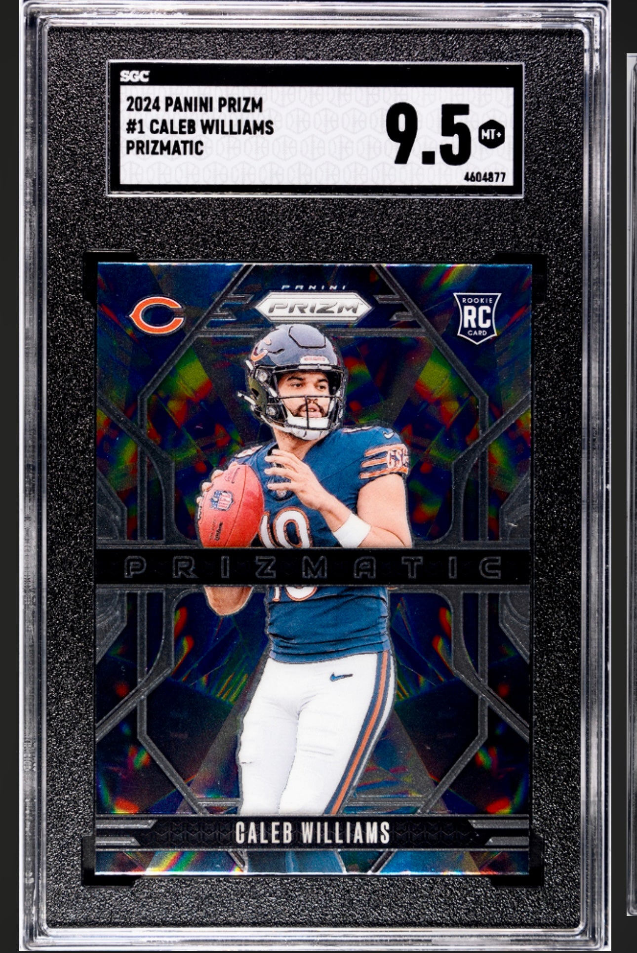 2024 PANINI PRIZM #1 CALEB WILLIAMS PRIZMATIC SGC 9.5