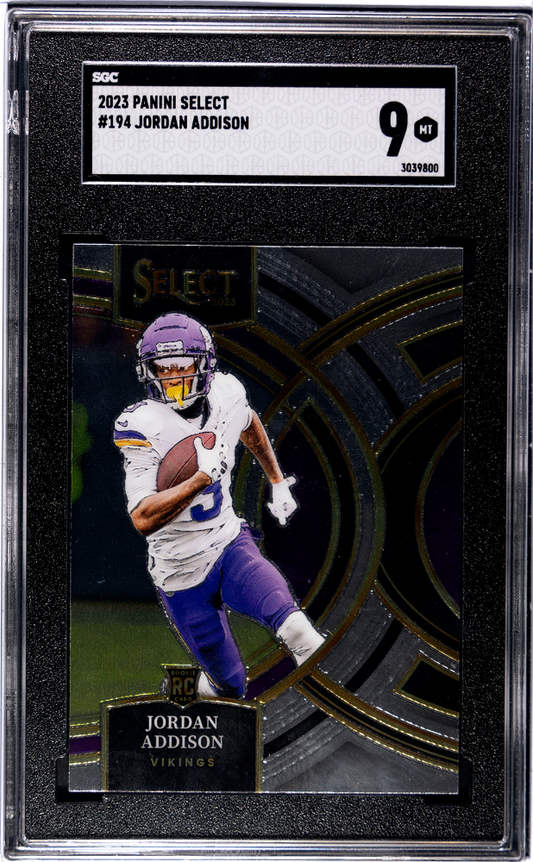 2023 PANINI SELECT #194 JORDAN ADDISON SGC 9