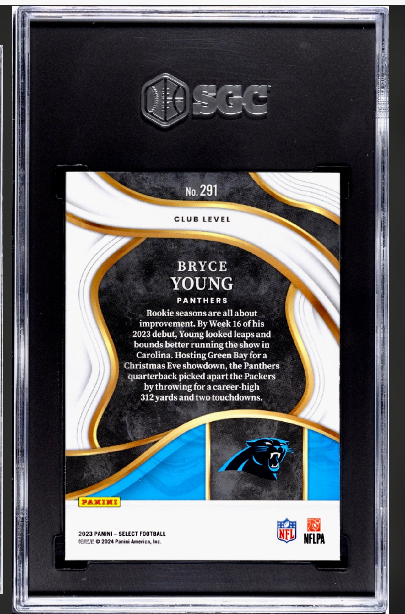 2023 PANINI SELECT #291 BRYCE YOUNG SGC 9