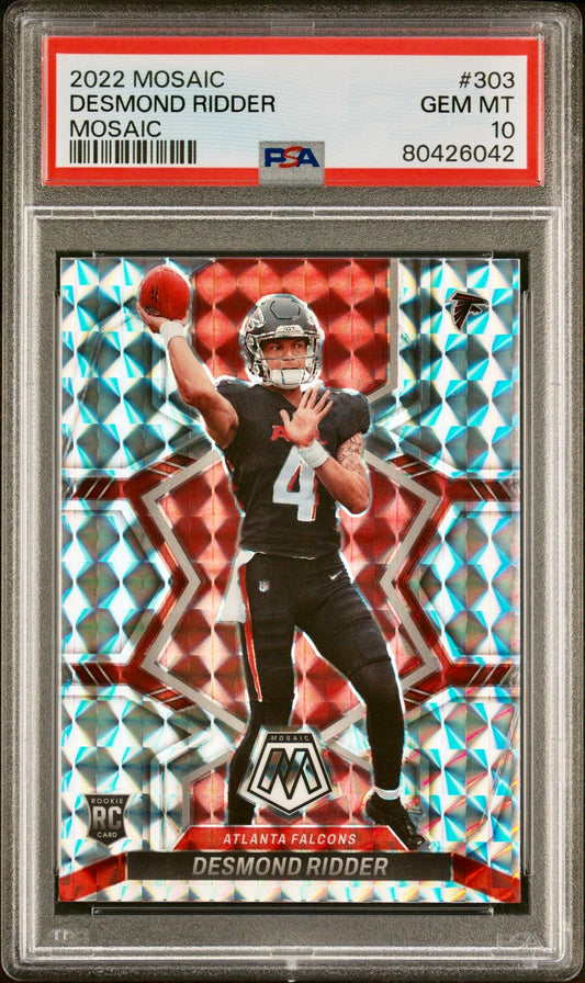 2022 MOSAIC DESMOND RIDDER MOSAIC PSA 10