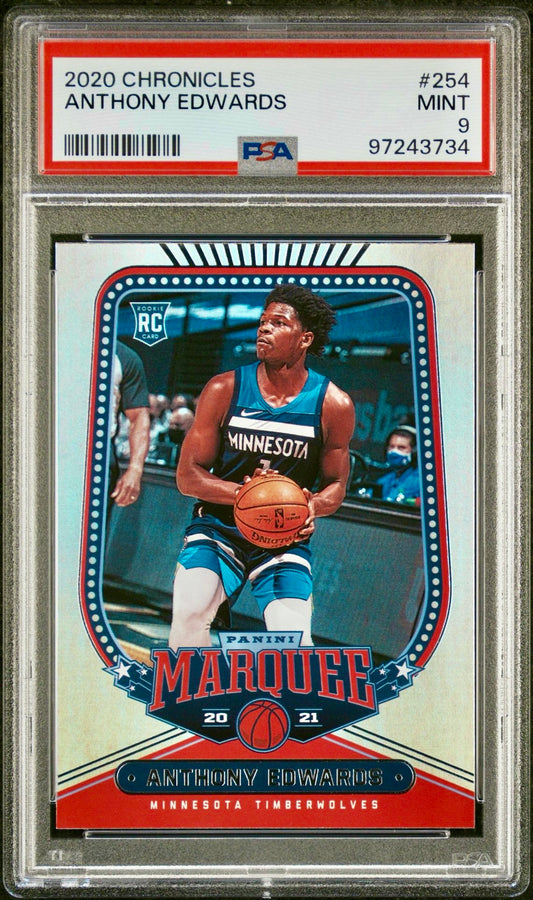 2020 CHRONICLES ANTHONY EDWARDS PSA 9